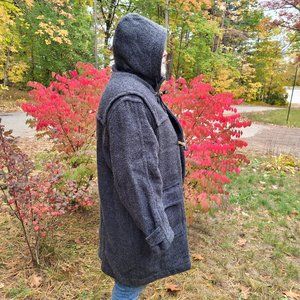 Banana Republic Men's wool-blend stadium coat